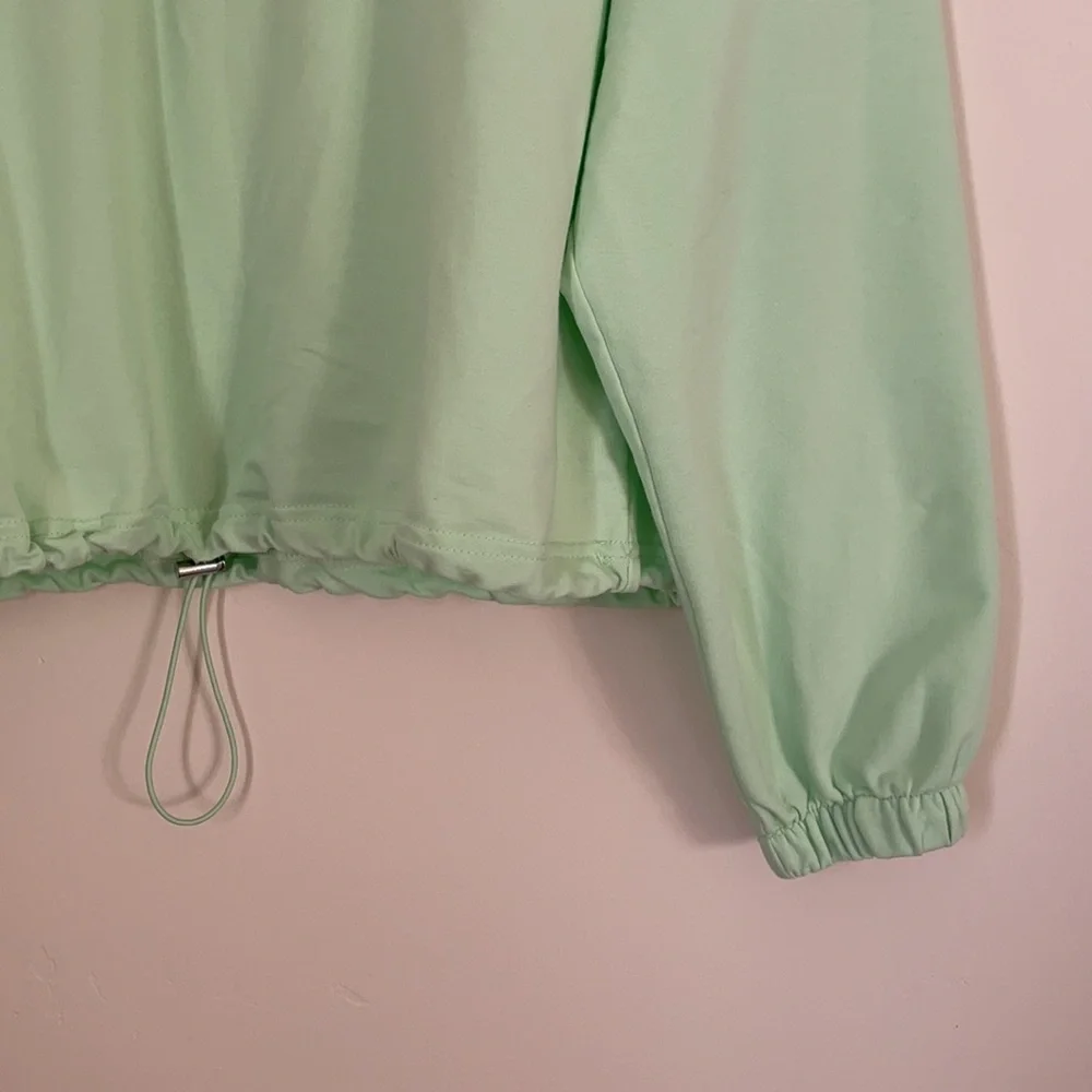 Dolls Kill Neon Green Quarter Zip - Picture 5 of 8